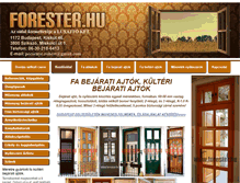 Tablet Screenshot of forester.hu
